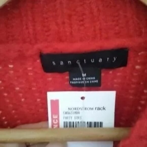 Nordstrom Stripe Wool Alpaca Chunky Oversized Knit Sweater Medium - Picture 7 of 9